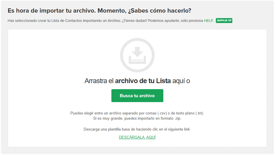 importar contactos