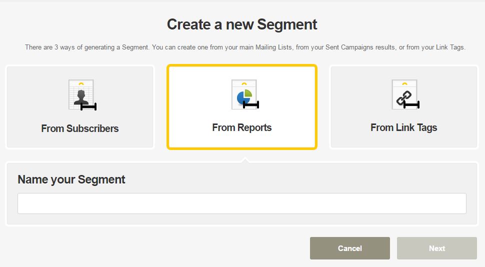 How to create a segment from Reports
