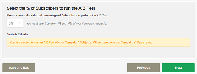 Test A/B Campaign