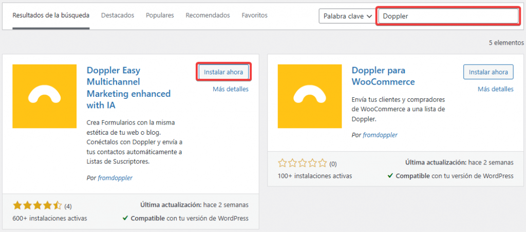 Plugins de Doppler