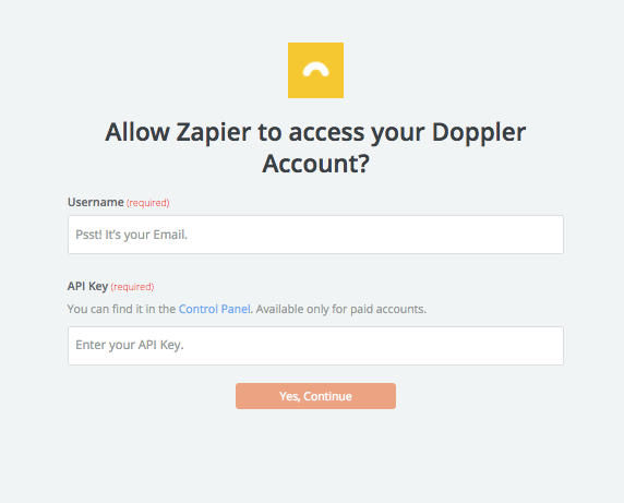 Integración Doppler- Facebook Lead Ads - Permitir acceso a Zapier