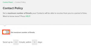 contact policy toggle button