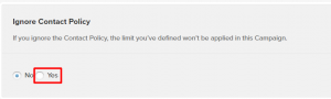 ignore contact policy