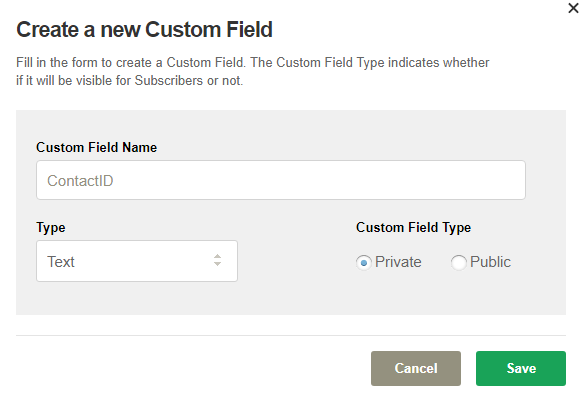 Custom fields Doppler infor CRM
