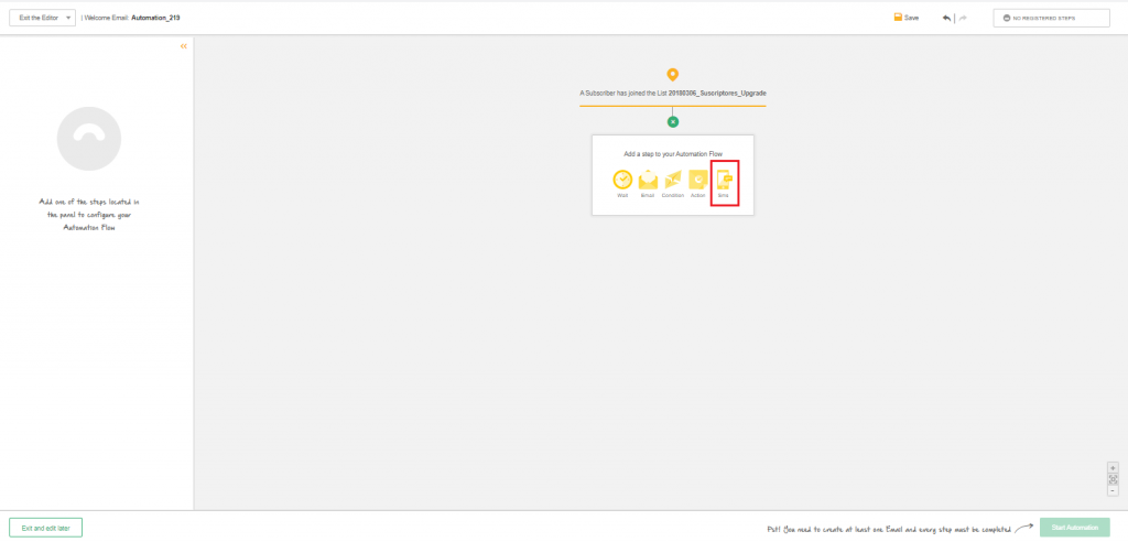 SMS in Automation