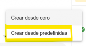 plantillas predefinidas de WhatsApp