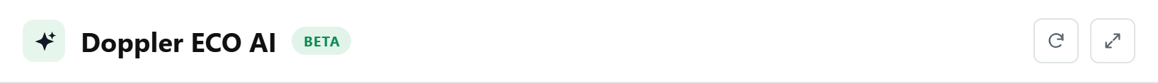 The two header controls: refresh account data and expand the panel.